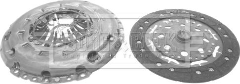 Borg & Beck HK2580 - Комплект сцепления avtokuzovplus.com.ua