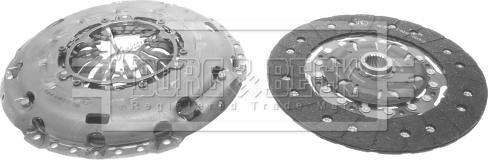 Borg & Beck HK2600 - Комплект сцепления autodnr.net