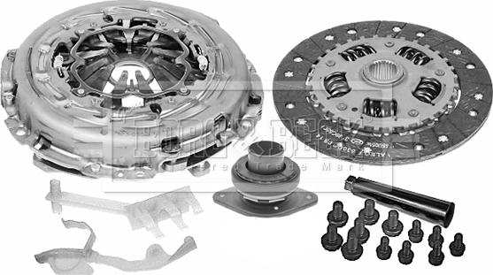 Borg & Beck HK2662 - Комплект зчеплення autocars.com.ua