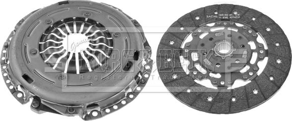 Borg & Beck HK2807 - Комплект сцепления avtokuzovplus.com.ua