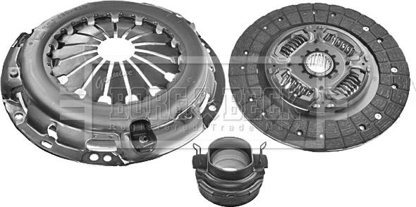 Borg & Beck HK6016 - Комплект зчеплення autocars.com.ua