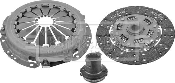 Borg & Beck HK6076 - Комплект зчеплення autocars.com.ua