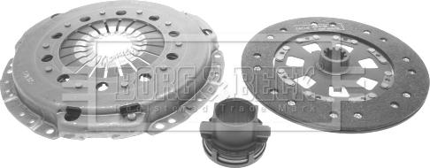 Borg & Beck HK6168 - Комплект зчеплення autocars.com.ua