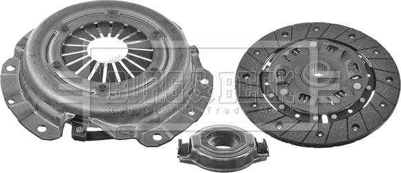 Borg & Beck HK6284 - Комплект зчеплення autocars.com.ua