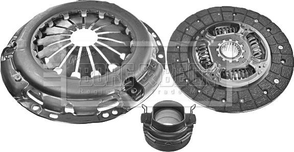 Borg & Beck HK6386 - Комплект зчеплення autocars.com.ua