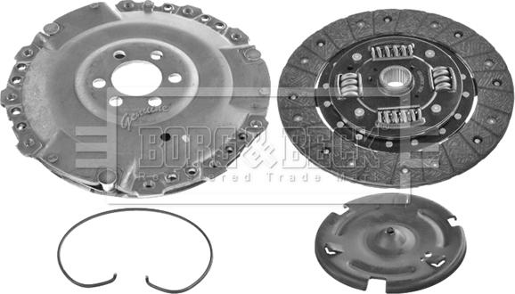 Borg & Beck HK6825 - Комплект зчеплення autocars.com.ua