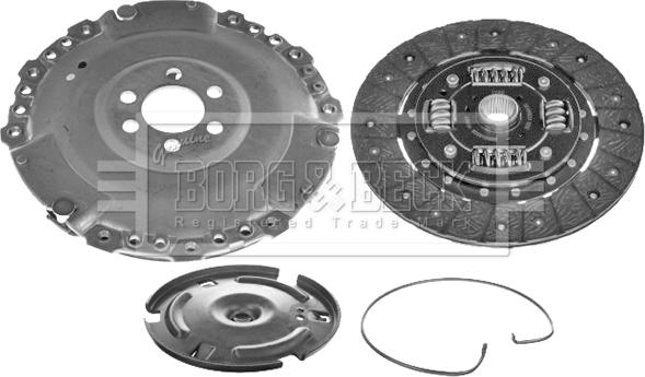 Borg & Beck HK7749 - Комплект зчеплення autocars.com.ua