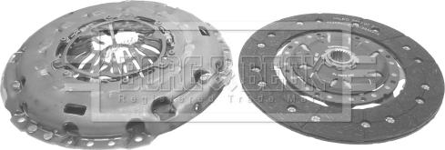 Borg & Beck HK7886 - Комплект зчеплення autocars.com.ua