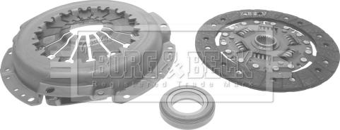 Borg & Beck HK8929 - Комплект зчеплення autocars.com.ua