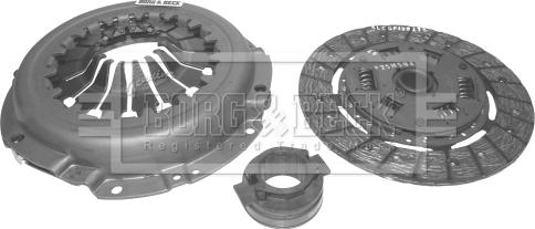 Borg & Beck HK9613 - Комплект зчеплення autocars.com.ua