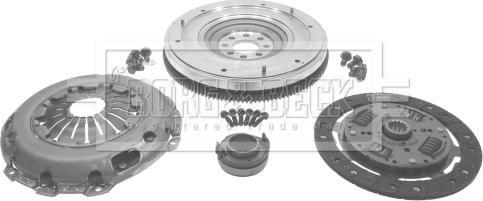 Borg & Beck HKF1028 - Комплект для переобладнання, зчеплення autocars.com.ua