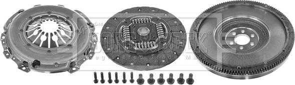 Borg & Beck HKF1045 - Комплект для переобладнання, зчеплення autocars.com.ua