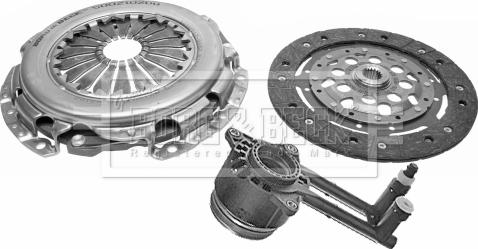 Borg & Beck HKT1063 - Комплект зчеплення autocars.com.ua