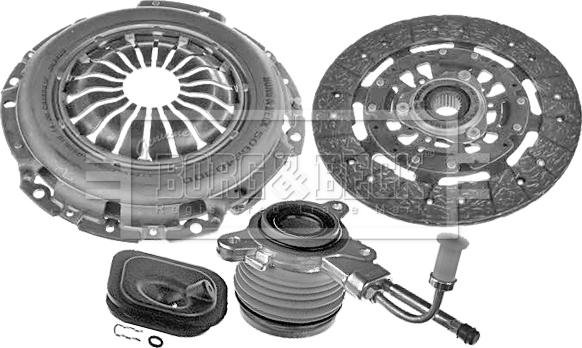 Borg & Beck HKT1173 - Комплект сцепления autodnr.net