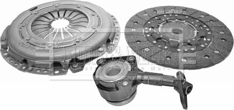 Borg & Beck HKT1222 - Комплект сцепления autodnr.net