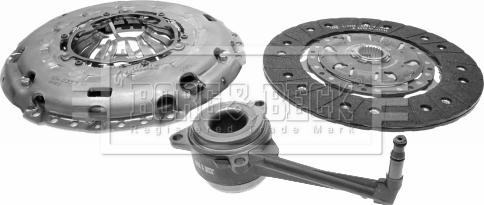 Borg & Beck HKT1230 - Комплект зчеплення autocars.com.ua