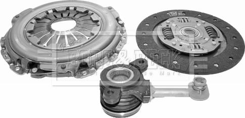 Borg & Beck HKT1240 - Комплект зчеплення autocars.com.ua