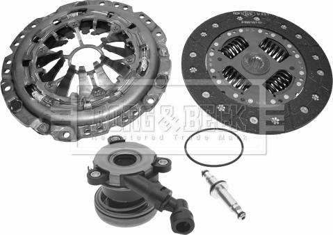 Borg & Beck HKT1361 - Комплект сцепления autodnr.net