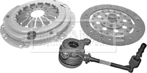 Borg & Beck HKT1547 - Комплект сцепления autodnr.net