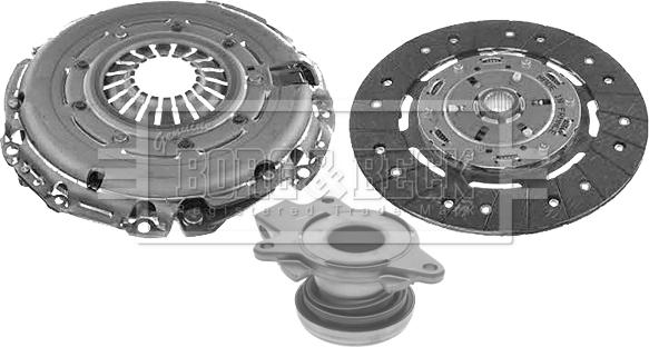 Borg & Beck HKT1554 - Комплект сцепления avtokuzovplus.com.ua