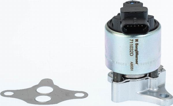 BorgWarner 711032D - Клапан повернення ОГ autocars.com.ua