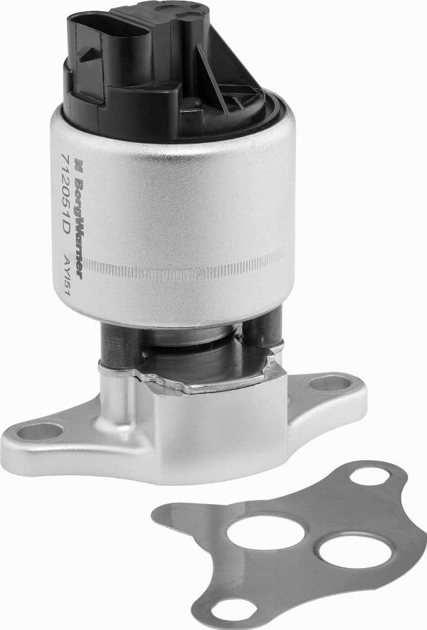 BorgWarner 712051D - Клапан повернення ОГ autocars.com.ua