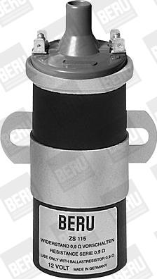 BorgWarner (BERU) ZS115 - Катушка зажигания avtokuzovplus.com.ua