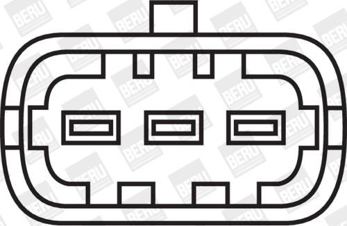 BorgWarner (BERU) ZS297 - Катушка зажигания avtokuzovplus.com.ua