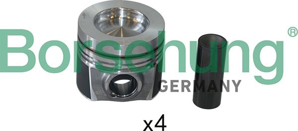 Borsehung B11129 - Комплект поршневих кілець autocars.com.ua