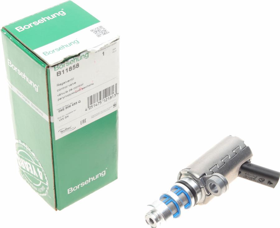 Borsehung B11858 - Центральний клапан, шестерня приводу розподільного вала autocars.com.ua