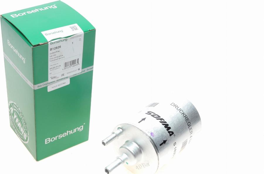 Borsehung B12826 - Паливний фільтр autocars.com.ua