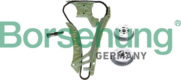 Borsehung B13033 - Комплект ланцюга приводу распредвала autocars.com.ua