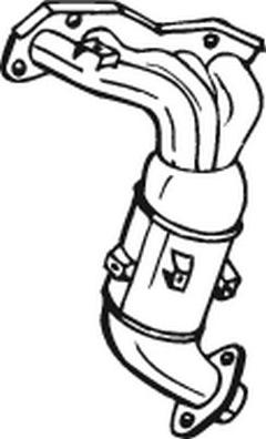 Bosal 090-195 - Каталізатор autocars.com.ua