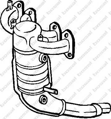 Bosal 090-515 - Каталізатор autocars.com.ua