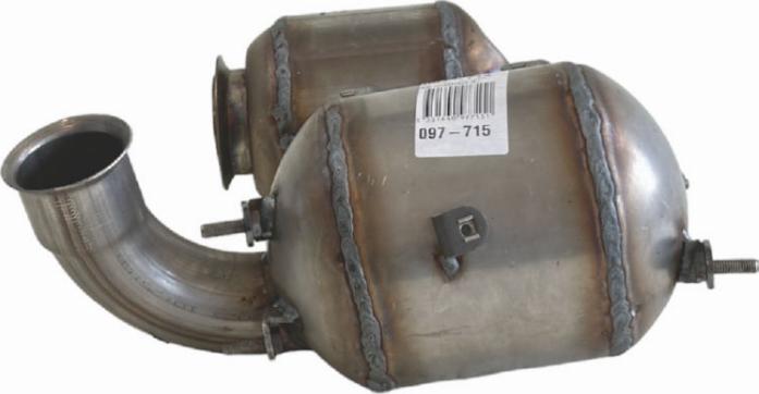 Bosal 095-715 - сажі / частковий фільтр, система вихлопу ОГ autocars.com.ua