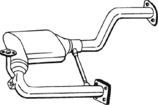 Bosal 098-489 - Каталізатор autocars.com.ua