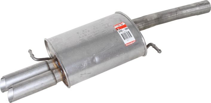 Bosal 233-165 - Глушник вихлопних газів кінцевий autocars.com.ua