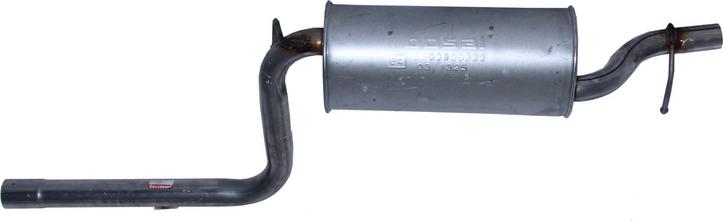 Bosal 280-257 - Середній глушник вихлопних газів autocars.com.ua