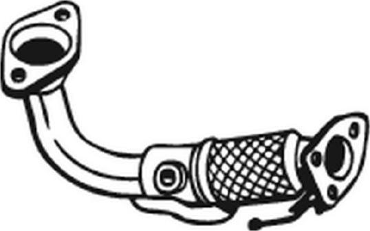 Bosal 700-033 - Труба вихлопного газу autocars.com.ua