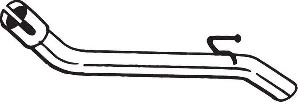 Bosal 700-219 - Труба вихлопного газу autocars.com.ua