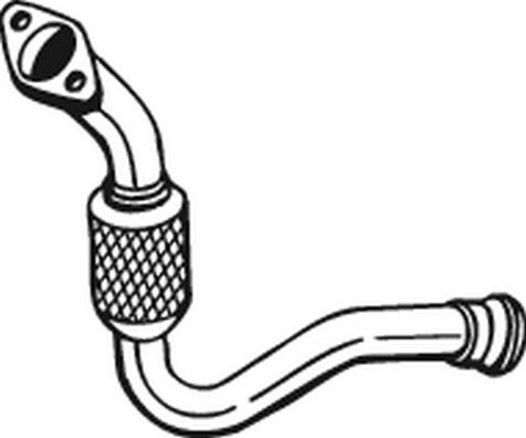 Bosal 713-253 - Труба вихлопного газу autocars.com.ua