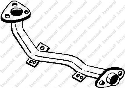 Bosal 737-341 - Труба выхлопного газа autodnr.net