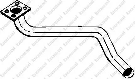 Bosal 773-867 - Труба вихлопного газу autocars.com.ua