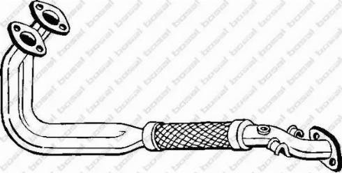 Bosal 786-007 - Труба выхлопного газа autodnr.net