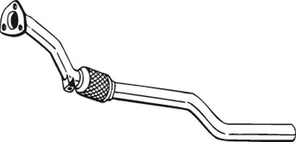 Bosal 820-167 - Труба вихлопного газу autocars.com.ua