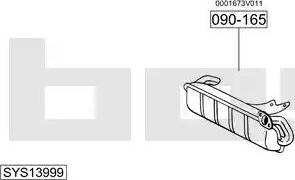 Bosal SYS13999 - Система выпуска ОГ autodnr.net