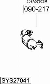 Bosal SYS27041 - Система випуску ОГ autocars.com.ua