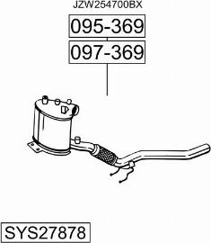 Bosal SYS27878 - Система випуску ОГ autocars.com.ua