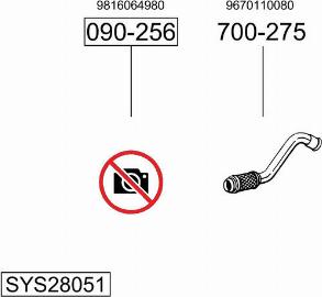 Bosal SYS28051 - Система выпуска ОГ avtokuzovplus.com.ua