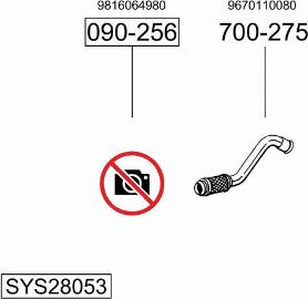 Bosal SYS28053 - Система випуску ОГ autocars.com.ua